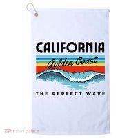 Golden Coast Perfect Wave California Golf Towel thumb 0