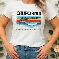 Golden Coast Perfect Wave California Women's T-Shirt thumb 2