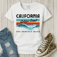 Golden Coast Perfect Wave California Women's T-Shirt thumb 3