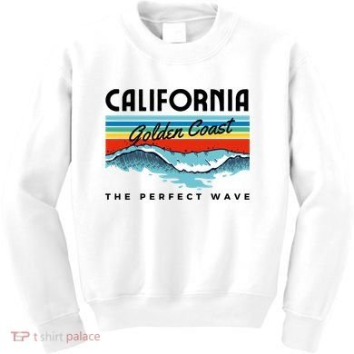 Golden Coast Perfect Wave California Kids Sweatshirt