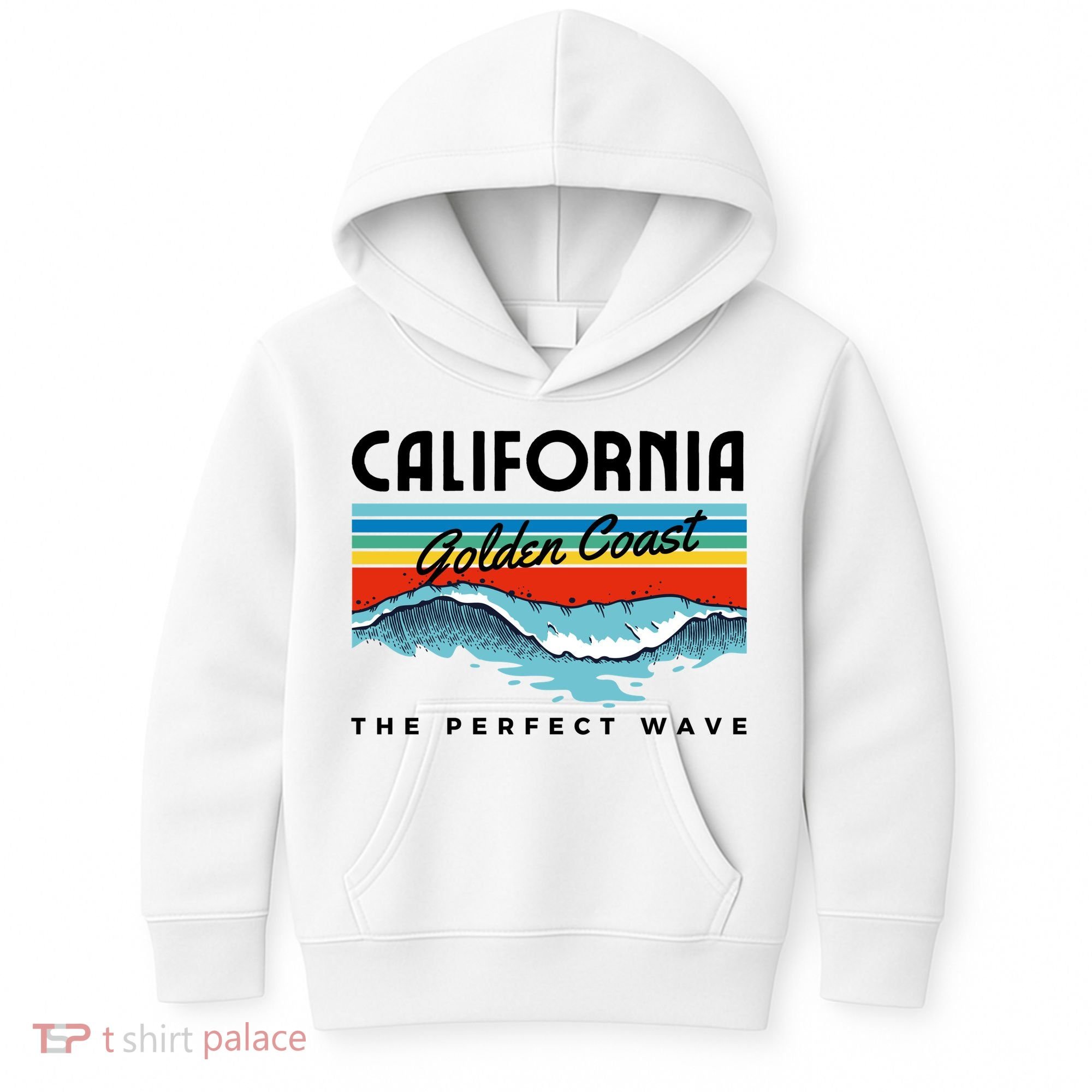 Golden Coast Perfect Wave California Kids Hoodie