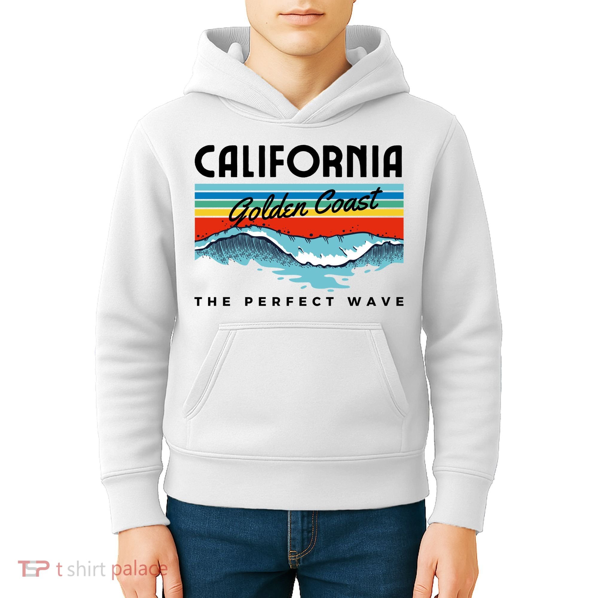 Golden Coast Perfect Wave California Kids Hoodie
