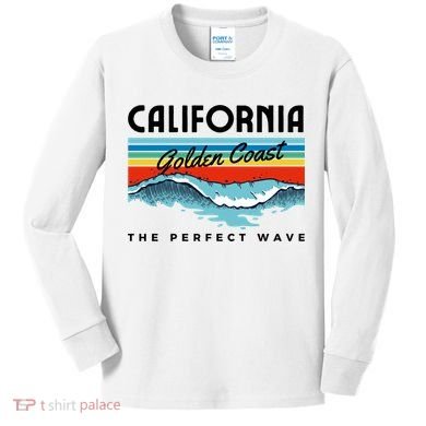 Golden Coast Perfect Wave California Kids Long Sleeve Shirt