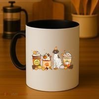 Gsp Coffee Pumpkin Spice Dog Lovers Fall Thanksgiving Gift Coffee Mug thumb 4