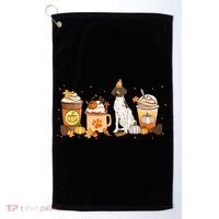Gsp Coffee Pumpkin Spice Dog Lovers Fall Thanksgiving Gift Golf Towel thumb 0