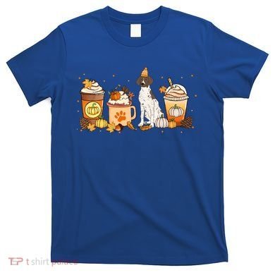 Gsp Coffee Pumpkin Spice Dog Lovers Fall Thanksgiving Gift T-Shirt