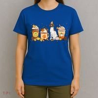 Gsp Coffee Pumpkin Spice Dog Lovers Fall Thanksgiving Gift T-Shirt thumb 4