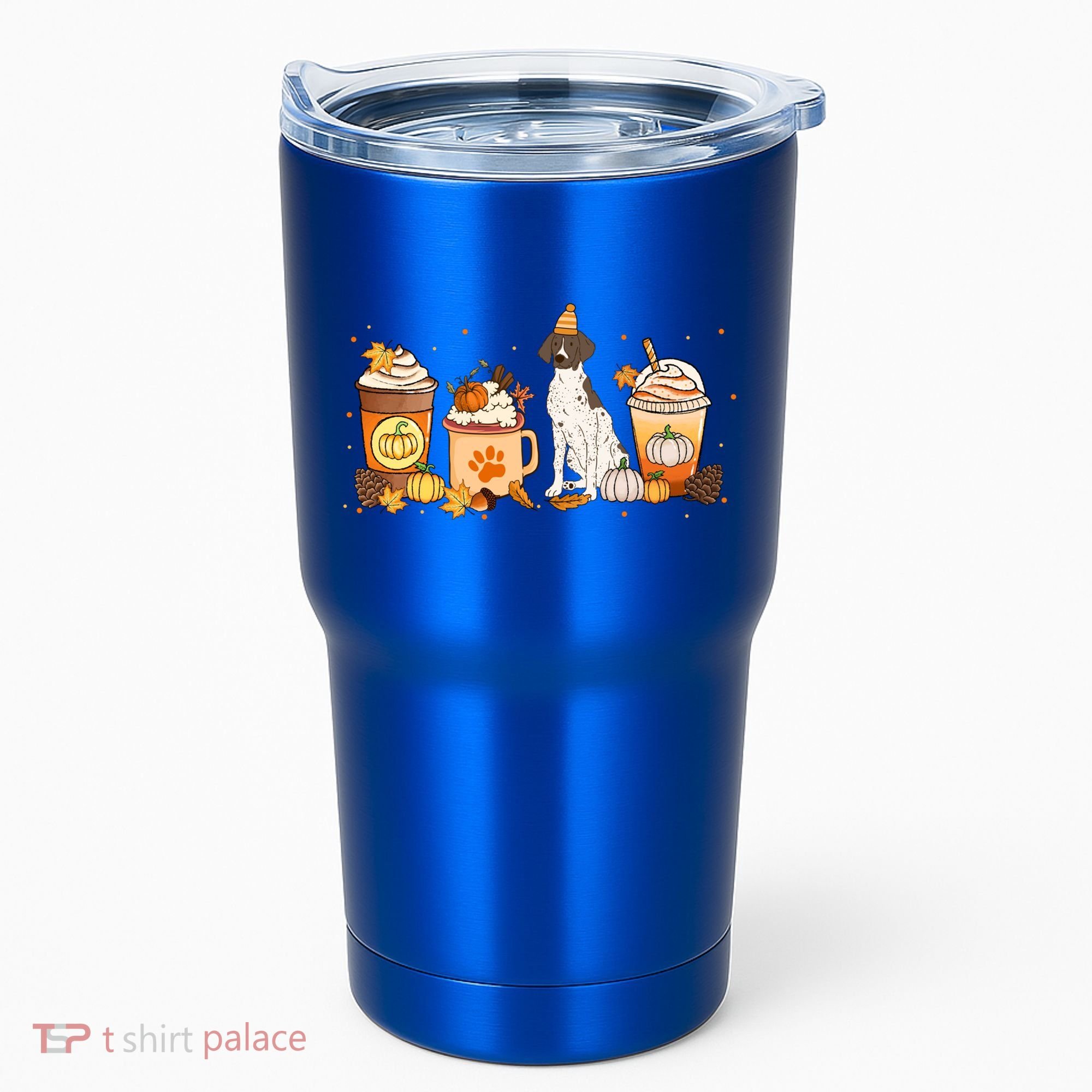 Gsp Coffee Pumpkin Spice Dog Lovers Fall Thanksgiving Gift Tumbler