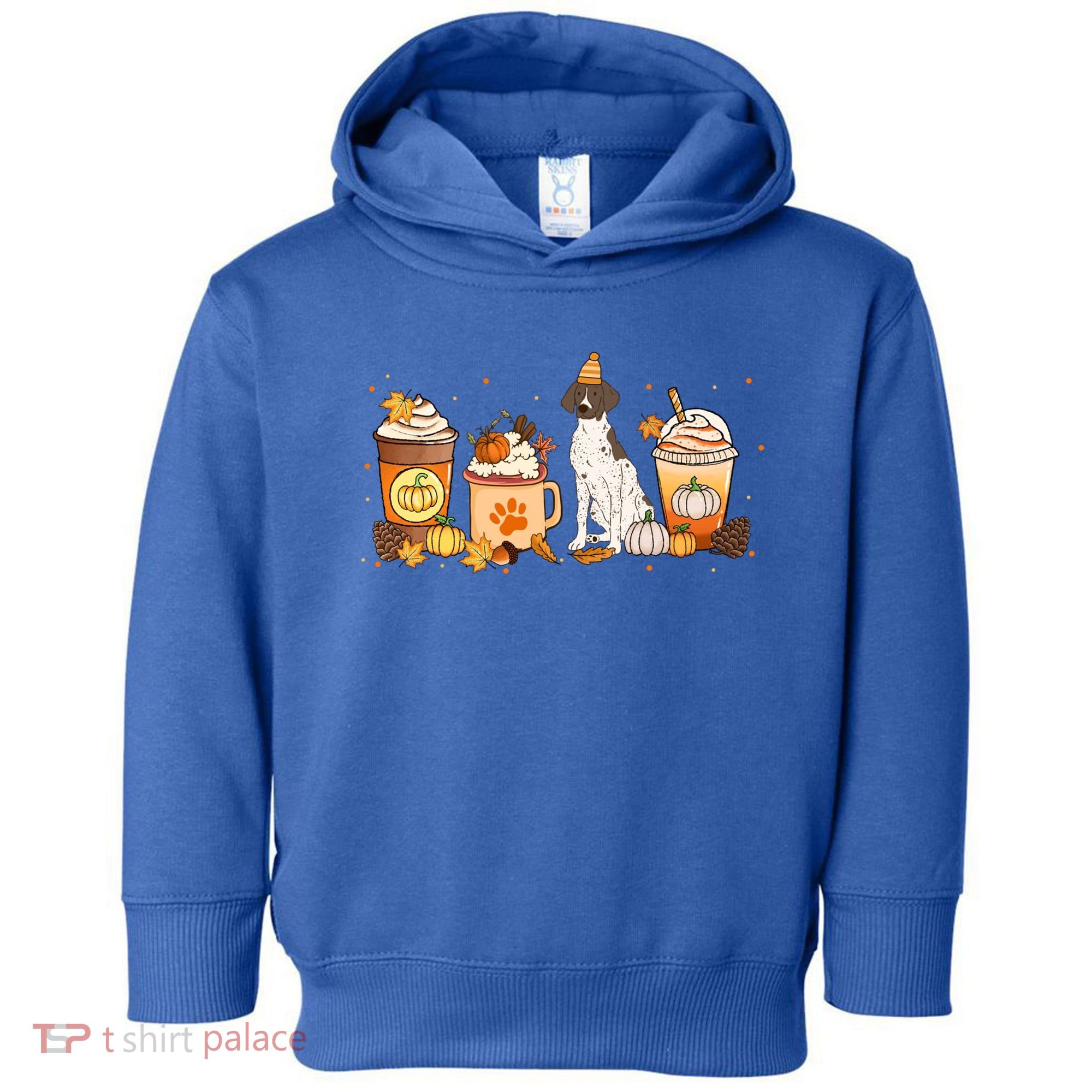 Gsp Coffee Pumpkin Spice Dog Lovers Fall Thanksgiving Gift Toddler Hoodie