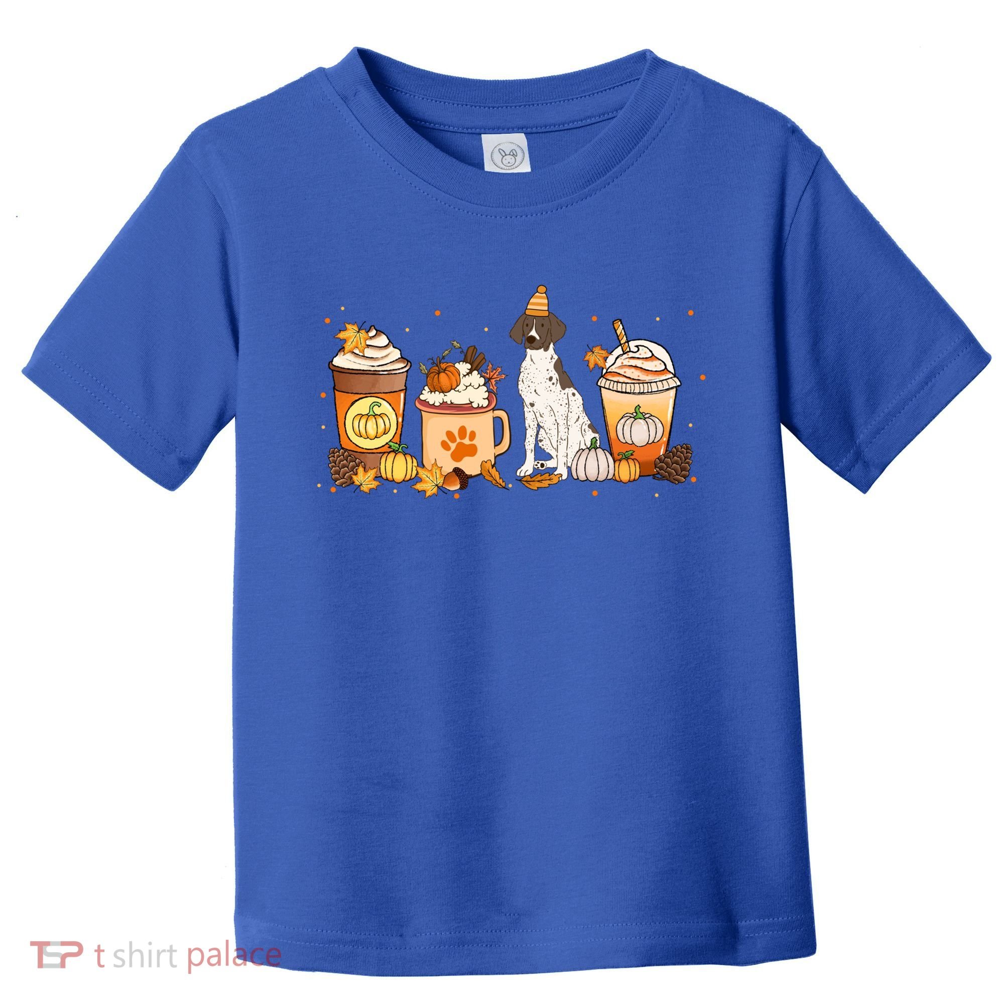 Gsp Coffee Pumpkin Spice Dog Lovers Fall Thanksgiving Gift Toddler T-Shirt