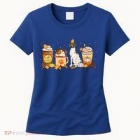 Gsp Coffee Pumpkin Spice Dog Lovers Fall Thanksgiving Gift Women's T-Shirt thumb 0