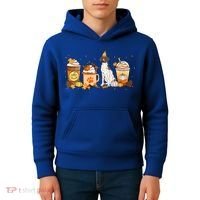Gsp Coffee Pumpkin Spice Dog Lovers Fall Thanksgiving Gift Kids Hoodie thumb 4