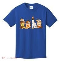 Gsp Coffee Pumpkin Spice Dog Lovers Fall Thanksgiving Gift Kids T-Shirt thumb 0