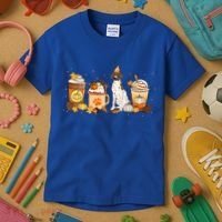 Gsp Coffee Pumpkin Spice Dog Lovers Fall Thanksgiving Gift Kids T-Shirt thumb 3