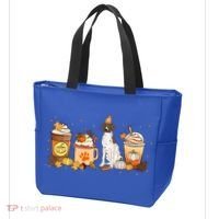 Gsp Coffee Pumpkin Spice Dog Lovers Fall Thanksgiving Gift Tote Bag thumb 3
