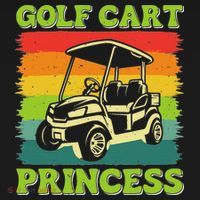 Golf Cart Princess Golf Sports Player Lover Golfer Golfing Long Sleeve Pajama Set thumb 2