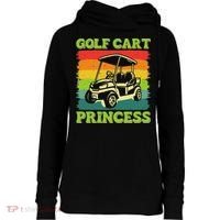 Golf Cart Princess Golf Sports Player Lover Golfer Golfing Womens Funnel Neck Pullover Hood thumb 0
