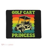 Golf Cart Princess Golf Sports Player Lover Golfer Golfing Mousepad thumb 0