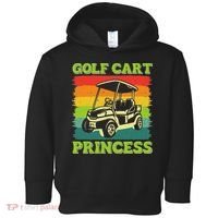 Golf Cart Princess Golf Sports Player Lover Golfer Golfing Toddler Hoodie thumb 0