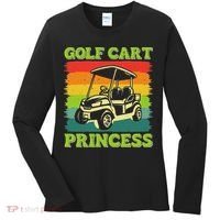 Golf Cart Princess Golf Sports Player Lover Golfer Golfing Women's Long Sleeve Shirt thumb 0