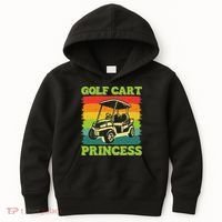 Golf Cart Princess Golf Sports Player Lover Golfer Golfing Kids Hoodie thumb 0