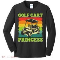 Golf Cart Princess Golf Sports Player Lover Golfer Golfing Kids Long Sleeve Shirt thumb 0