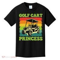 Golf Cart Princess Golf Sports Player Lover Golfer Golfing Kids T-Shirt thumb 0