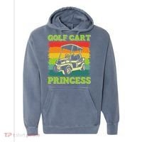 Golf Cart Princess Golf Sports Player Lover Golfer Golfing Comfort Colors Garment-Dyed Hooded Sweatshirt thumb 0