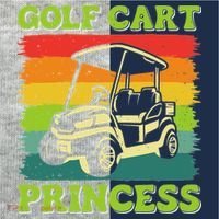 Golf Cart Princess Golf Sports Player Lover Golfer Golfing Kids Colorblock Raglan Jersey thumb 2