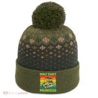 Golf Cart Princess Golf Sports Player Lover Golfer Golfing The Baniff Cuffed Pom Beanie thumb 0