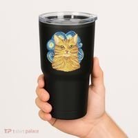 Golden Cat Post Impressionism Tumbler thumb 2