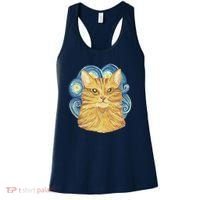 Golden Cat Post Impressionism Women's Tank Top thumb 0