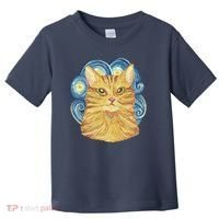 Golden Cat Post Impressionism Toddler T-Shirt thumb 0