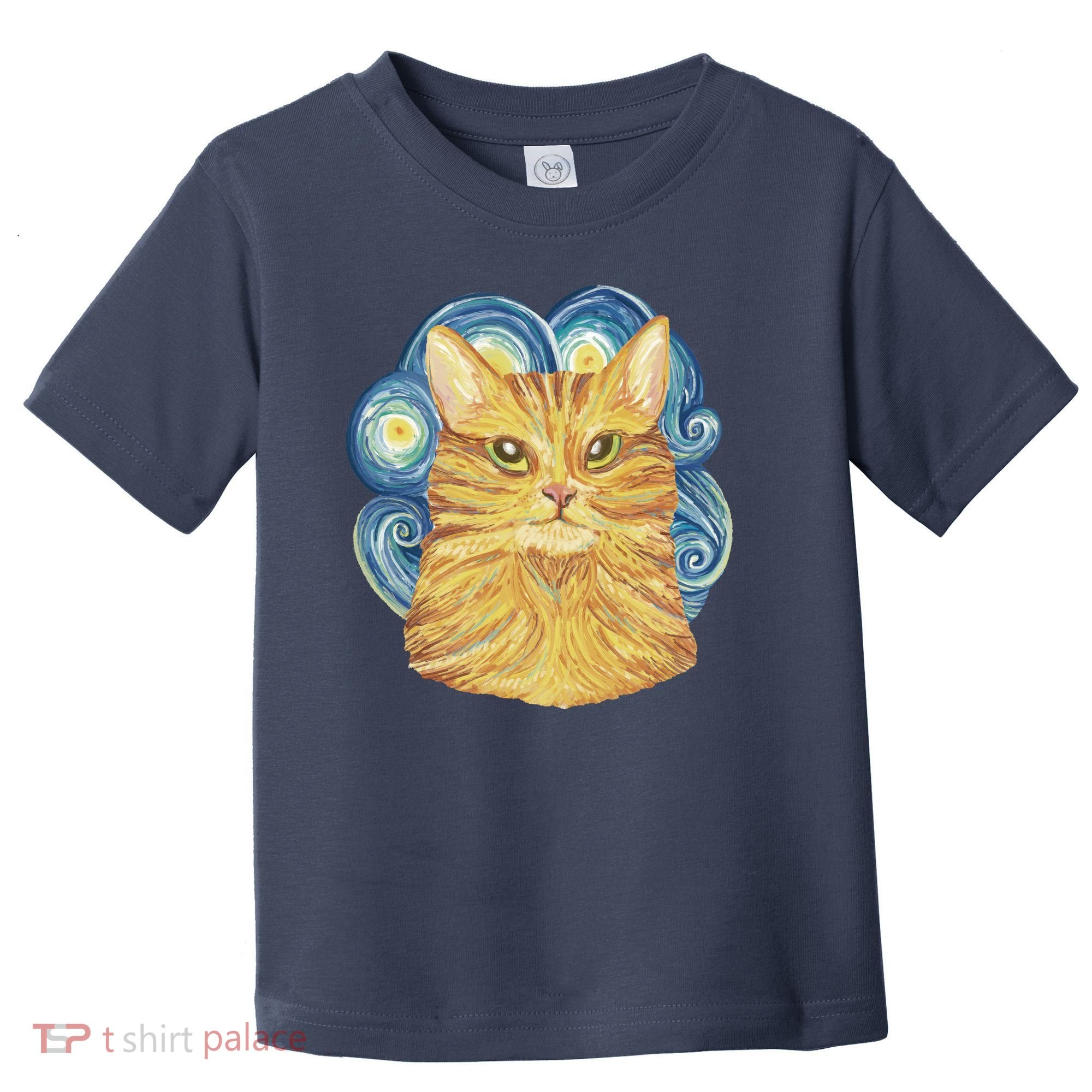 Golden Cat Post Impressionism Toddler T-Shirt