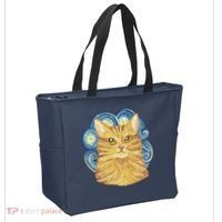 Golden Cat Post Impressionism Tote Bag thumb 2