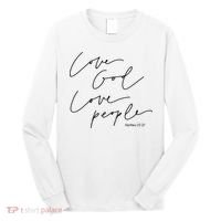 God Christian Quote Easter Day Love People Long Sleeve Shirt thumb 0
