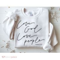 God Christian Quote Easter Day Love People Sweatshirt thumb 2