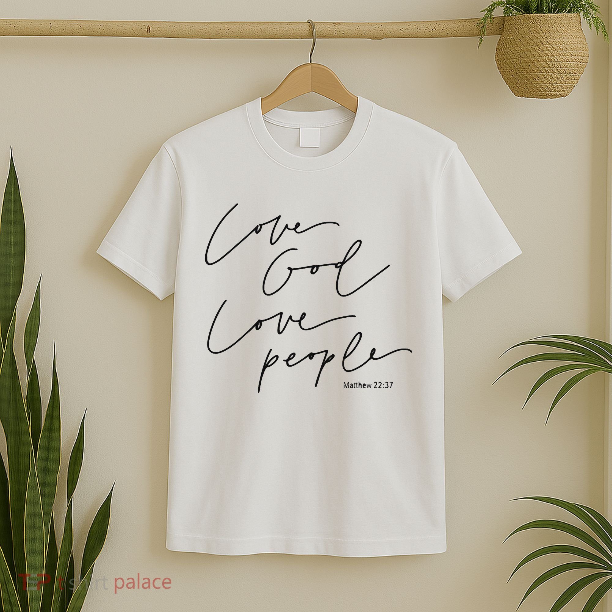 God Christian Quote Easter Day Love People T-Shirt