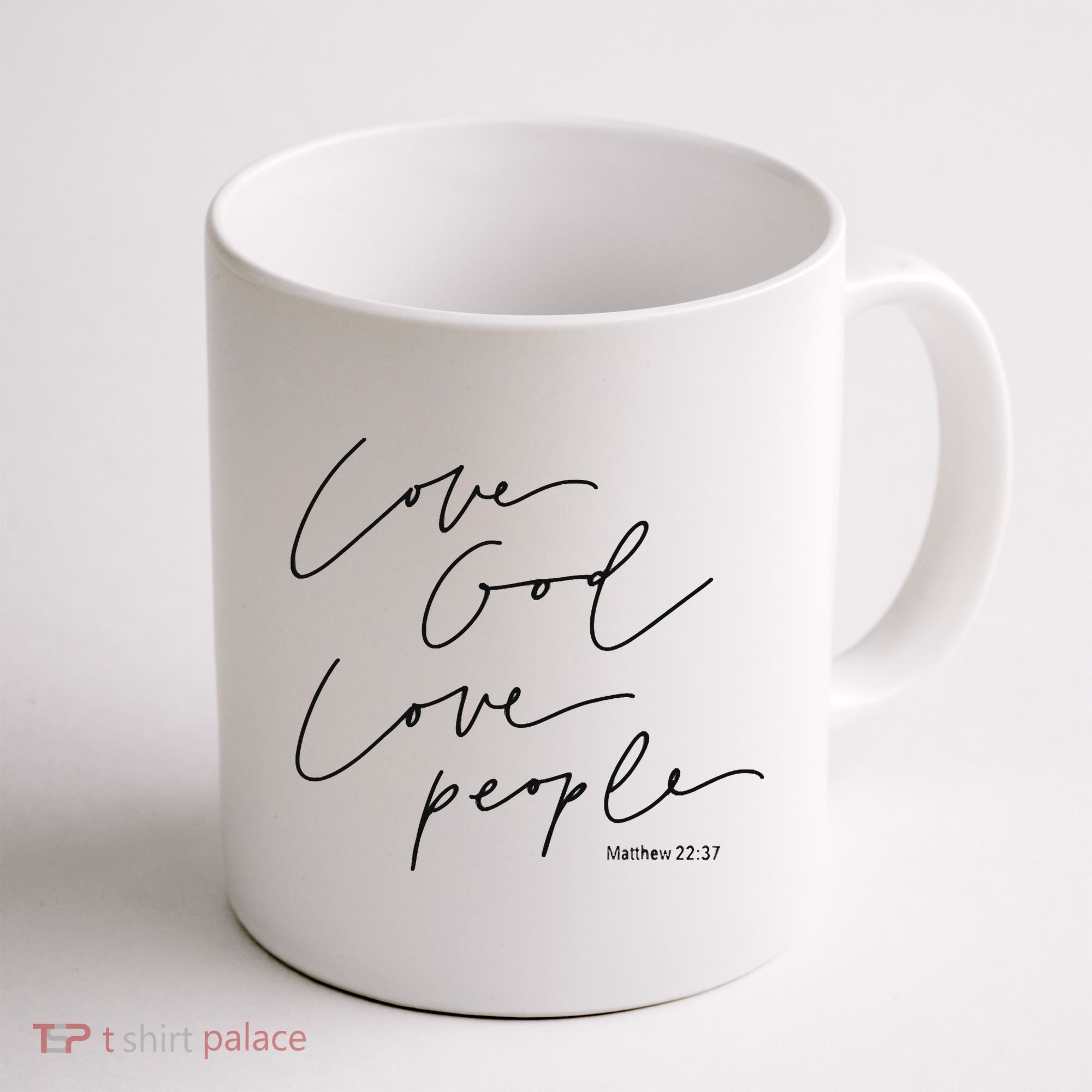 God Christian Quote Easter Day Love People Coffee Mug