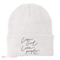 God Christian Quote Easter Day Love People Beanie thumb 0