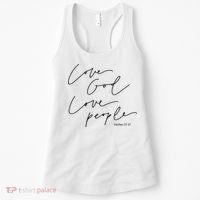God Christian Quote Easter Day Love People Women's Tank Top thumb 0