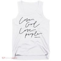 God Christian Quote Easter Day Love People Tank Top thumb 0