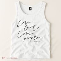 God Christian Quote Easter Day Love People Tank Top thumb 2