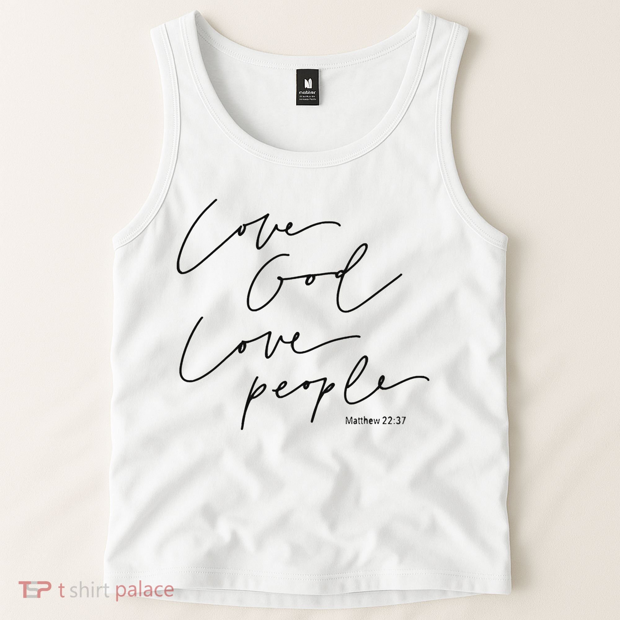 God Christian Quote Easter Day Love People Tank Top