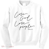 God Christian Quote Easter Day Love People Kids Sweatshirt thumb 0