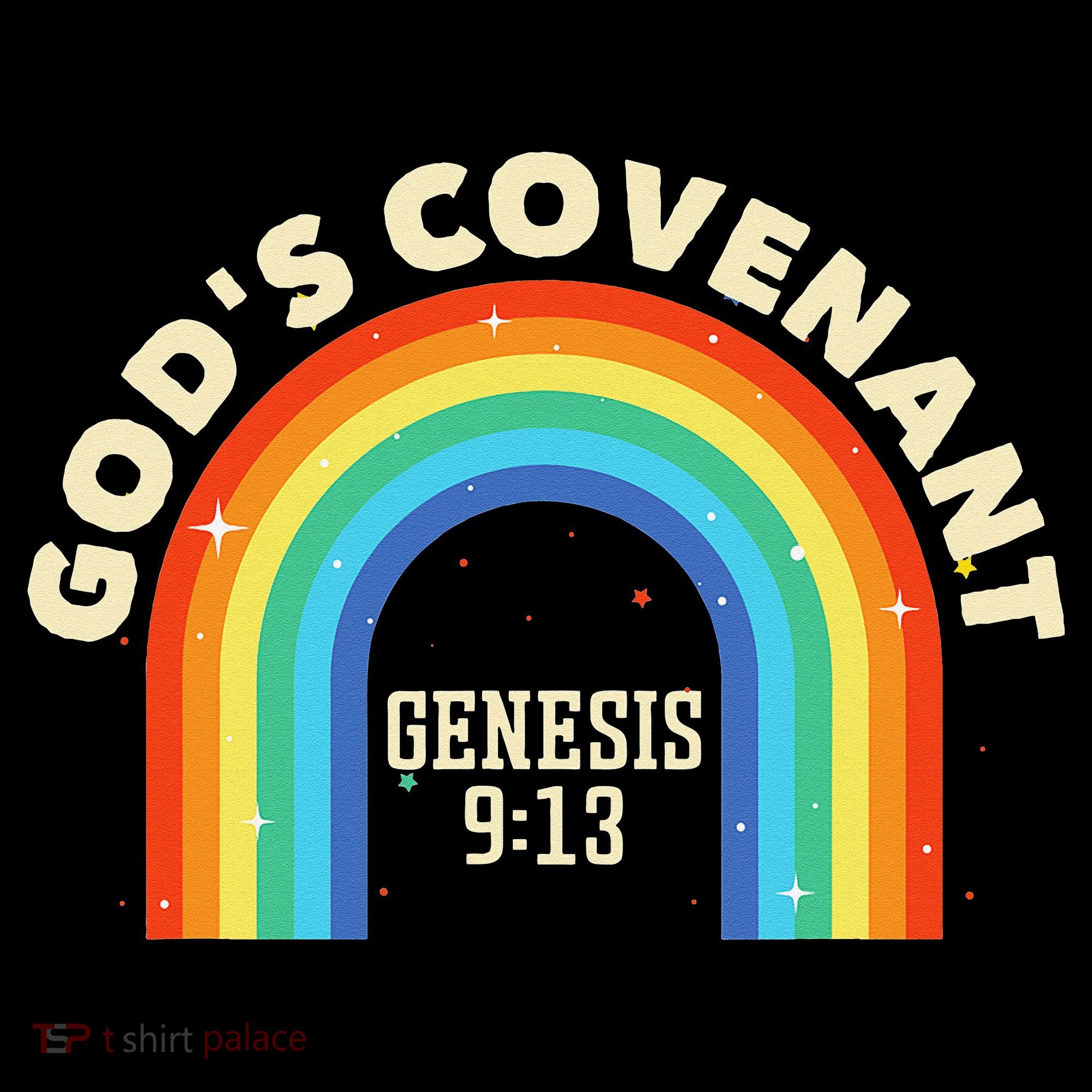 God’s Covenant Rainbow Genesis 9:13 Christian Sweatshirt