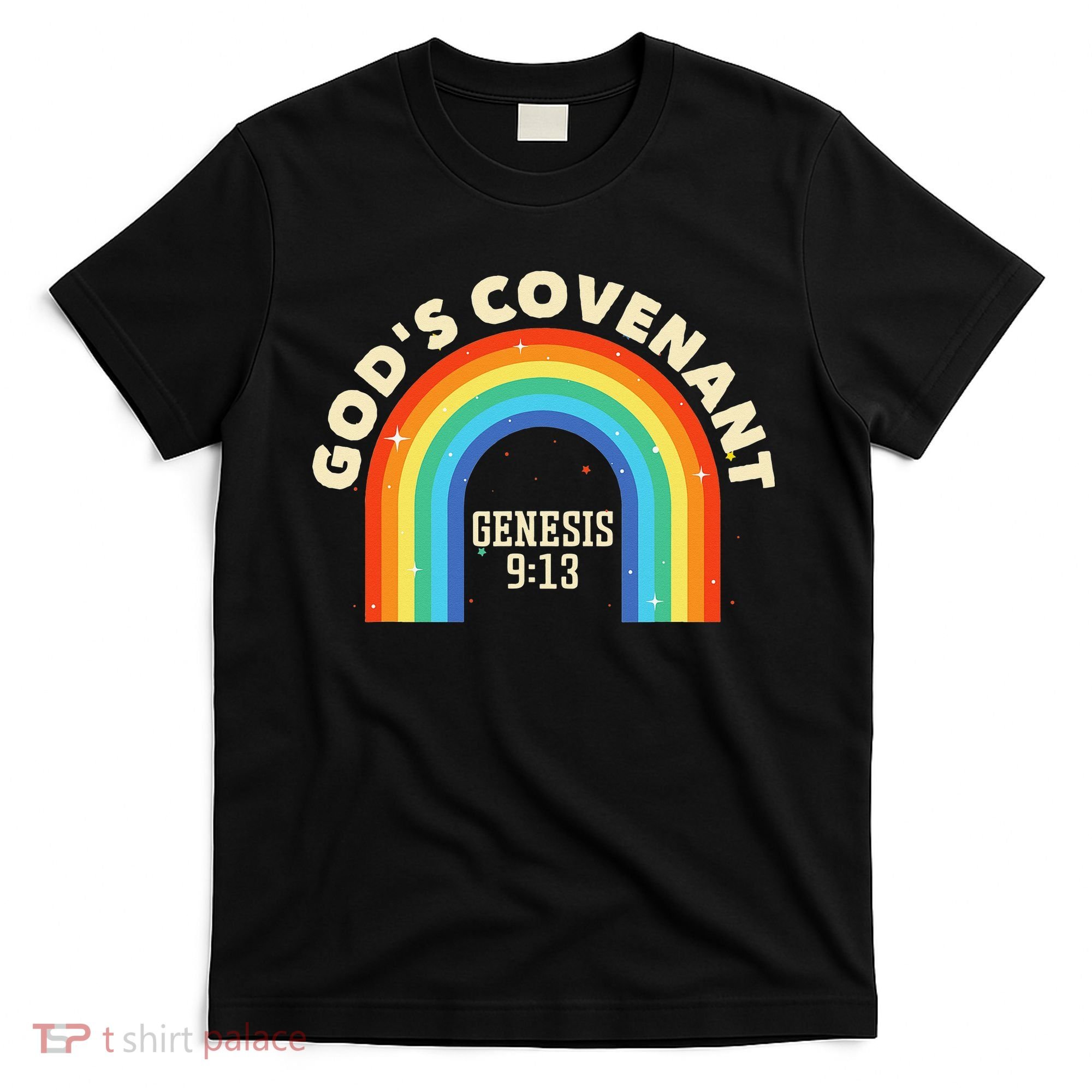 God’s Covenant Rainbow Genesis 9:13 Christian T-Shirt