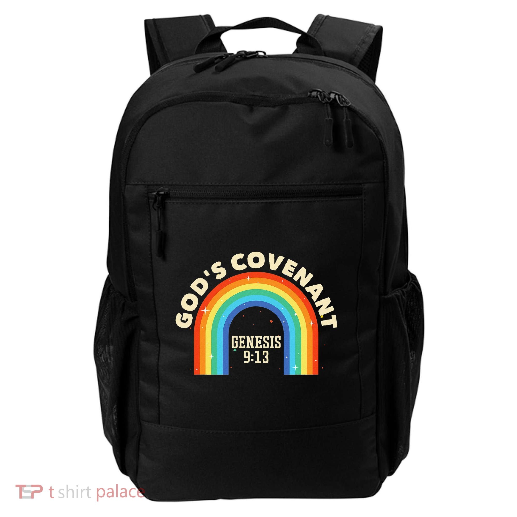 God’s Covenant Rainbow Genesis 9:13 Christian Backpack