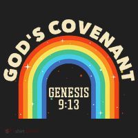God’s Covenant Rainbow Genesis 9:13 Christian Beanie thumb 2