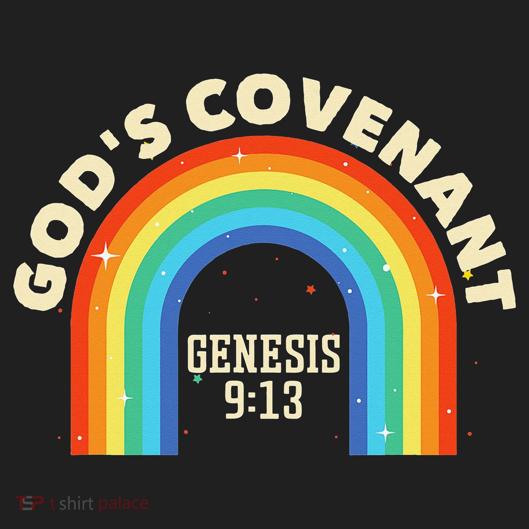 God’s Covenant Rainbow Genesis 9:13 Christian Beanie